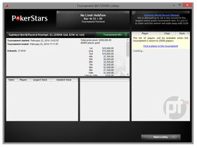 World Record Attempt Fails on PokerStars