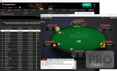 PokerStars Trials Antes at Micro-stakes Zoom Cash Game Tables