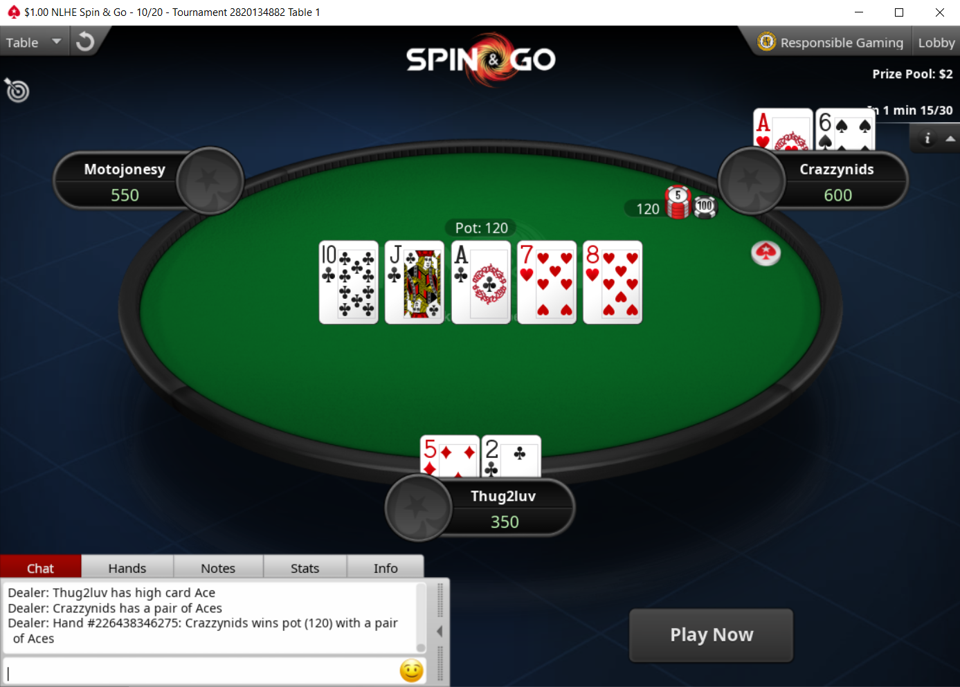 free spin poker