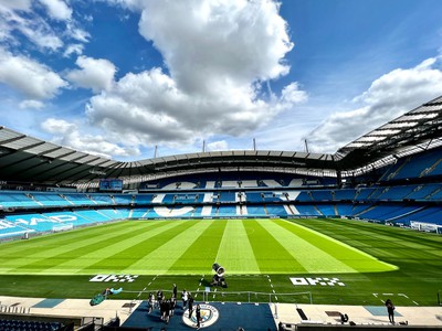 Premier League Soccer: Manchester City Stadium