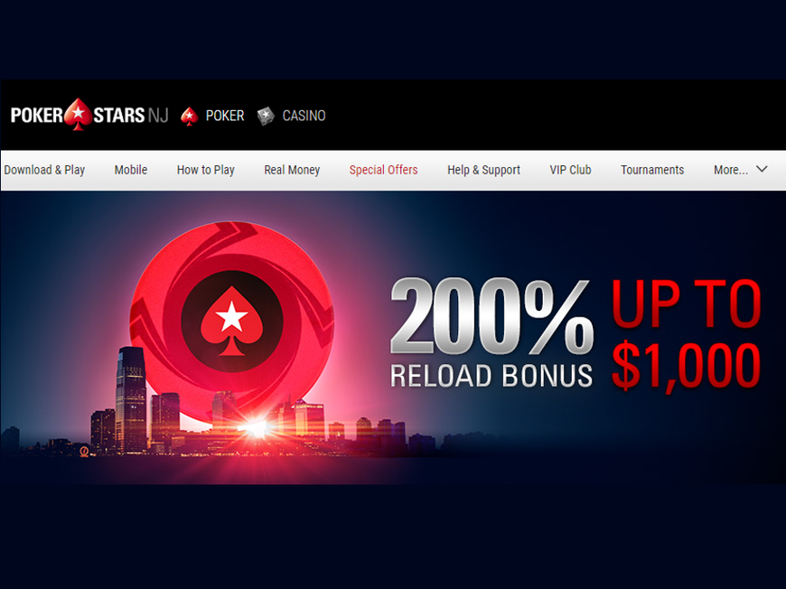 Why PokerStars is Offering its Biggest-Ever Reload Bonus in New Jersey