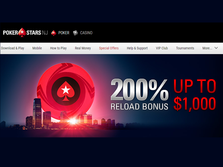 Why PokerStars is Offering its BiggestEver Reload Bonus in New Jersey