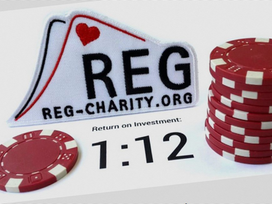 Poker Charity REG Increases Donations by a Factor of Ten