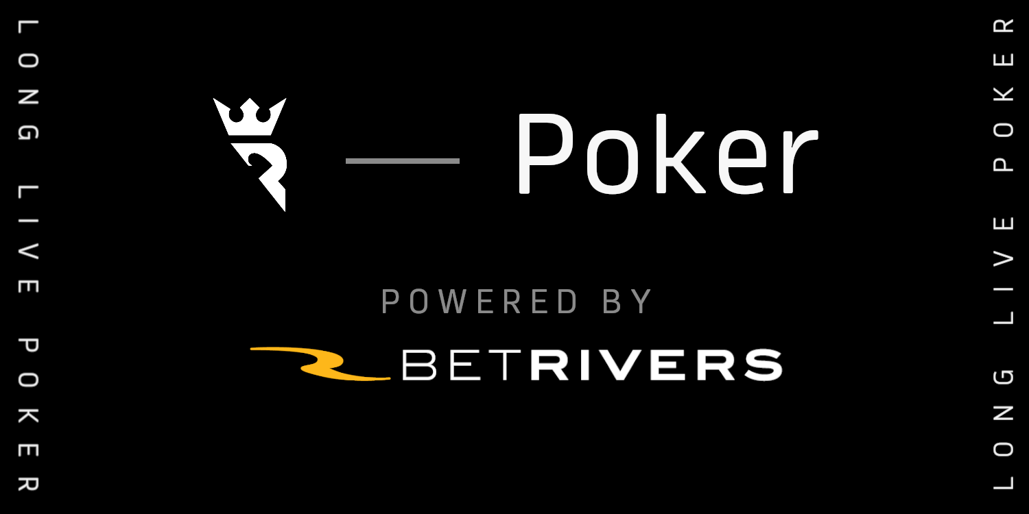 Depiction of Run it Once Poker, Powered by BetRivers Logo, recreated by the pokerfuse design department