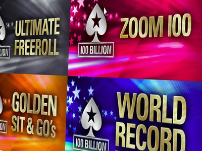 PokerStars 100bn Promo Unveiled: $1m Freeroll, $1m Zoom Tourney, Golden SNGs