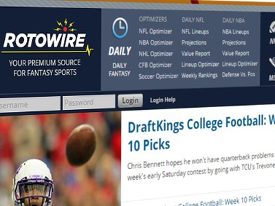 DFS Tool of the Week: RotoWire