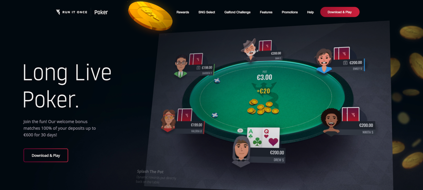 Run It Once Poker in 2020: Innovation, Promotions and Growth