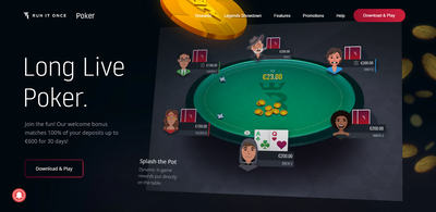 Run It Twice, Rebuys, Triple Draw: Hints of Features in the Pipeline at Run It Once Poker