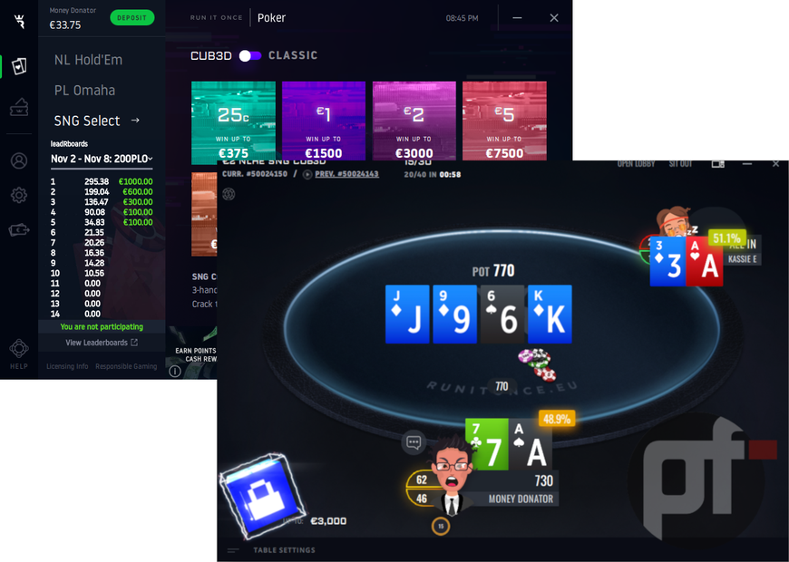 Exclusive: Run It Once Poker's Sit N Go Product SNG Select Goes Live