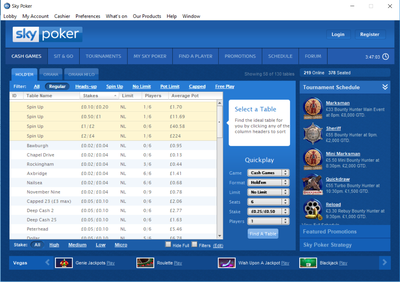 Sky Poker Migration to PokerStars Platform "De-prioritized"