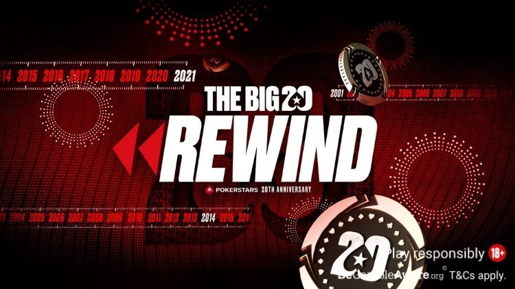 PokerStars Unveils Full Schedule for the Big 20 Rewind Series Featuring $5.5MM in Guarantees