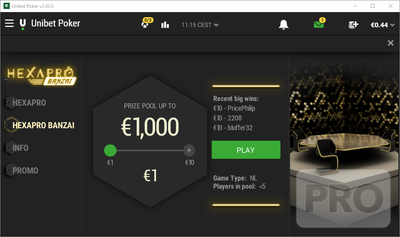 Unibet Launches Faster Format Lottery Sit and Go, HexaPro Banzai