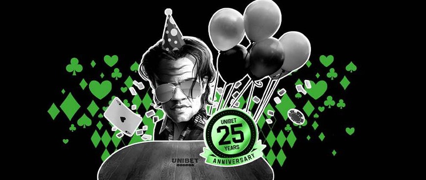 Unibet Poker prévoit une série spéciale de primes pour célébrer le 25e anniversaire de Kindred