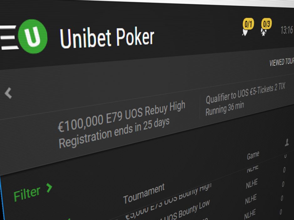 Unibet poker tournaments schedule