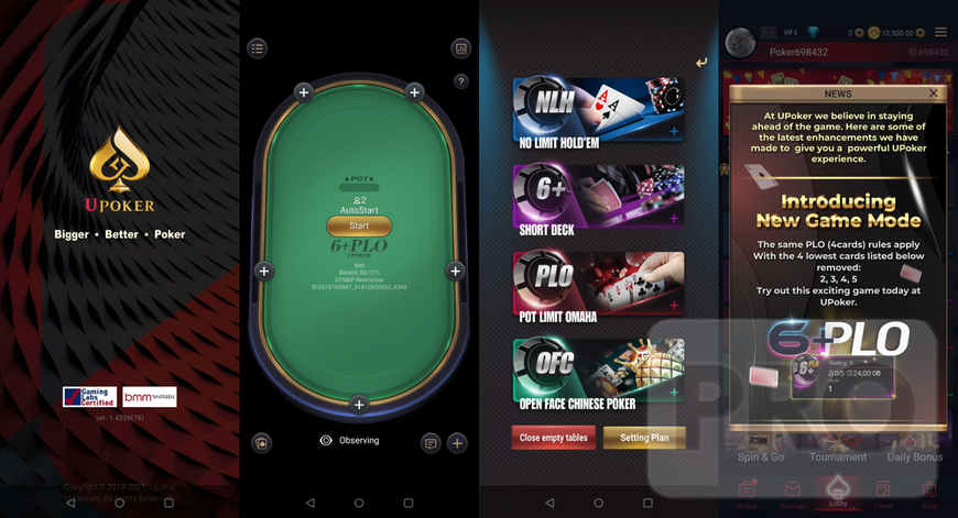 Asian Mobile App Upoker Launches Short Deck Omaha