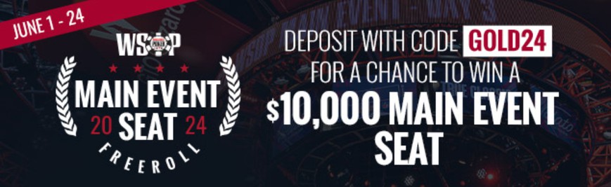 Win Your WSOP Main Event Seat in a Depositor Freeroll at WSOP Pennsylvania