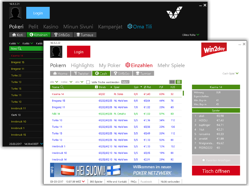 An Industry First: Playtech Shares Online Poker Player Liquidity Between Austria and Finland