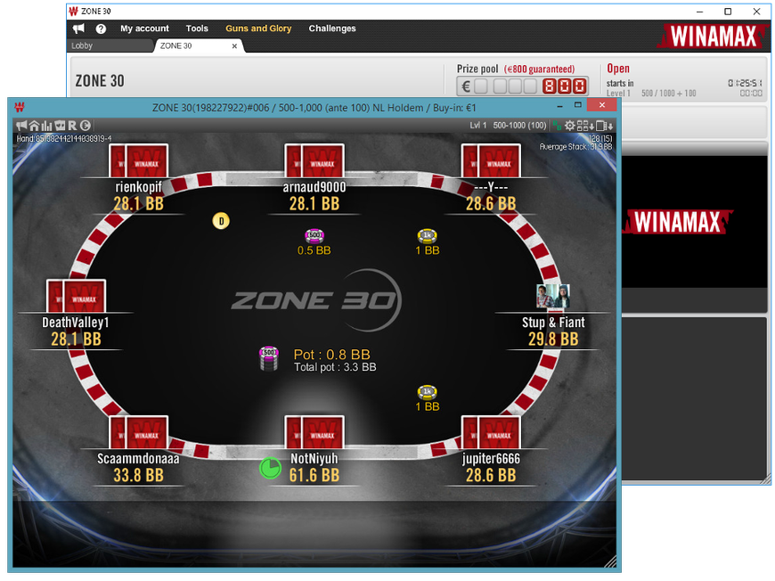 Winamax's Latest Innovation: The Timeless Zone 30 Tournament