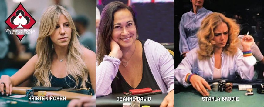 Kristen Foxen and Jeanne David Chosen for the Women in Poker Hall of Fame