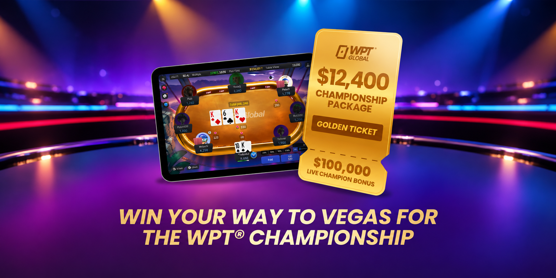 Win Your Way to the WPT World Championship at WPT Global for Just $1.10