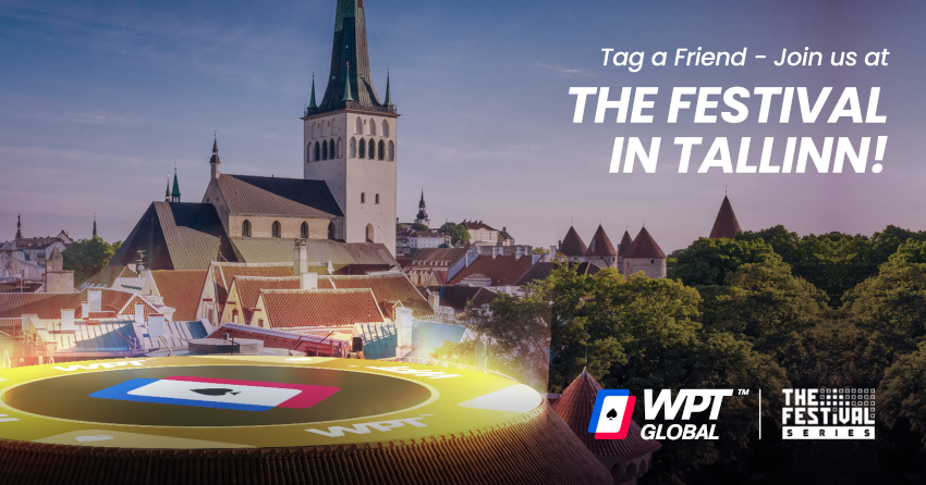 Newcomer to the online poker scene WPT Global is giving away a €1920 live tournament package to The Festival in Tallinn. Here's how to enter.