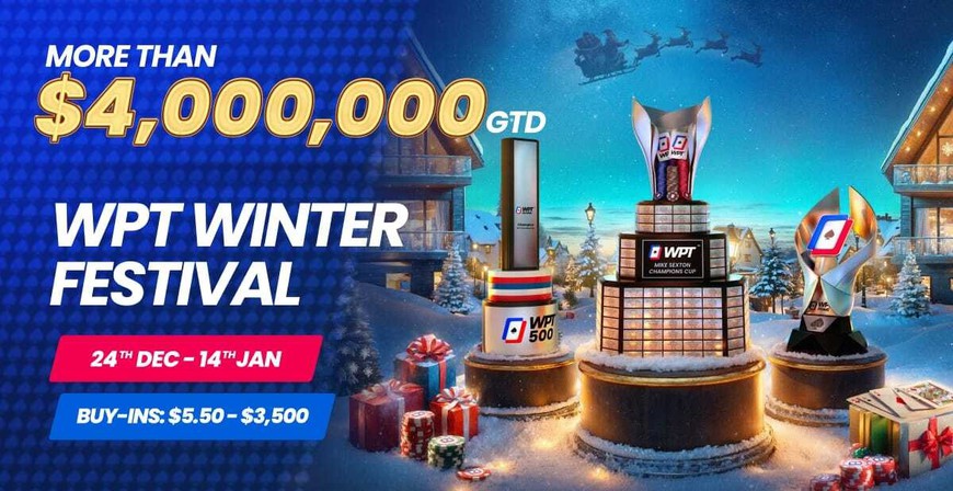 WPT Global Joins the Peak Winter Season with a $4 Million Guaranteed Series