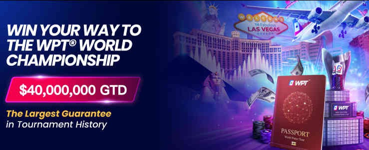 Qualify for the WPT World Championship for $5 at WPT Global!