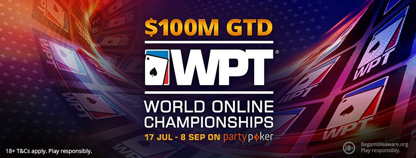 WPT Confirms $100 Million Partypoker World Championships, Will Go Head-to-Head with WSOP Online