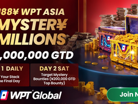 WPT Global Introduces WPT Asia Mystery Millions - New Weekly Mystery Bounty Tournament