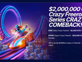 WPT Global’s $2 Million Crazy Freeroll Series is Back, With $10K Dailies & A $100K Sunday Showpiece