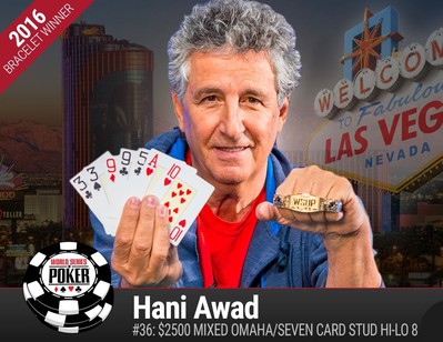 WSOP 2016: Hani Awad Wins Event #36