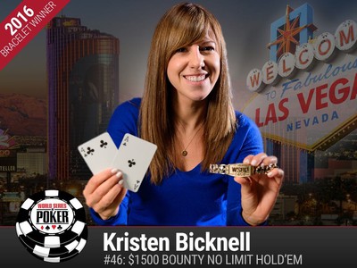 WSOP 2016: Kristen Bicknell, The "First Lady" To Win An Event At This Year's Series