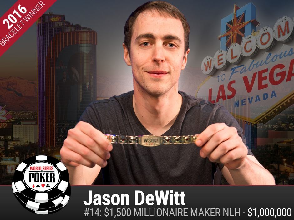Three more World Series of Poker champions were crowned last night as Events #14, #17 and #18 came to a close: Jason DeWitt, Chase Bianchi and Marco Johnson… Three more World Series of Poker champions were crowned last night as Events #14, #17 and #18 came to a close: Jason DeWitt, Chase Bianchi and Marco Johnson…