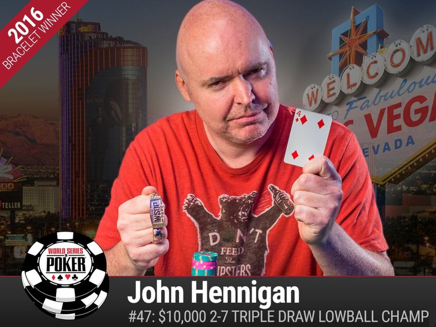 WSOP 2016:“Johnny World” Hennigan Wins Event #47