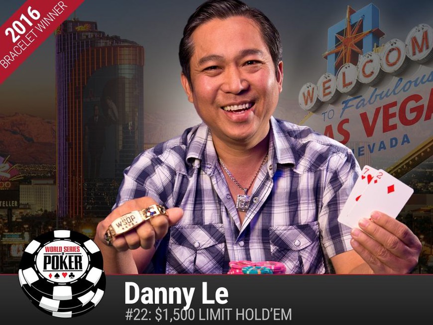 WSOP 2016: Danny Le Wins His First Gold Bracelet in Event #22