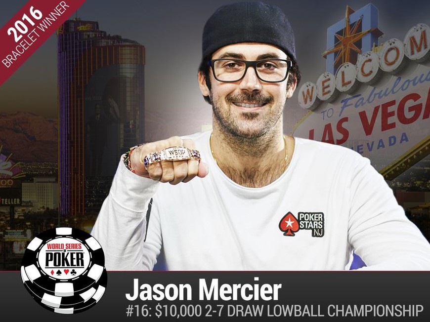WSOP 2016: Jason Mercier Wins His Fourth WSOP Gold Bracelet