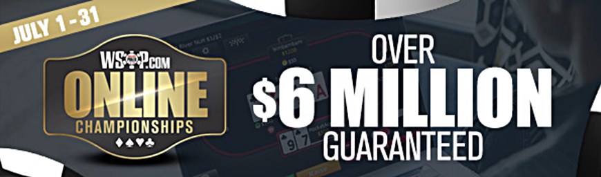 $6 Million Online Championships Series to Accompany WSOP 2020 Online Bracelet Series in US