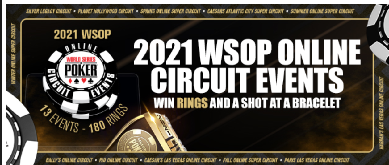 WSOP Reveals Online Super Circuit Series Schedule for 2021 | Pokerfuse