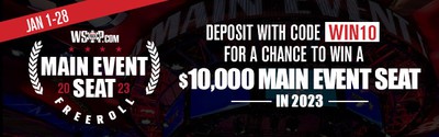 WSOP US's Freeroll is Back! Win a WSOP 2023 Main Event Seat
