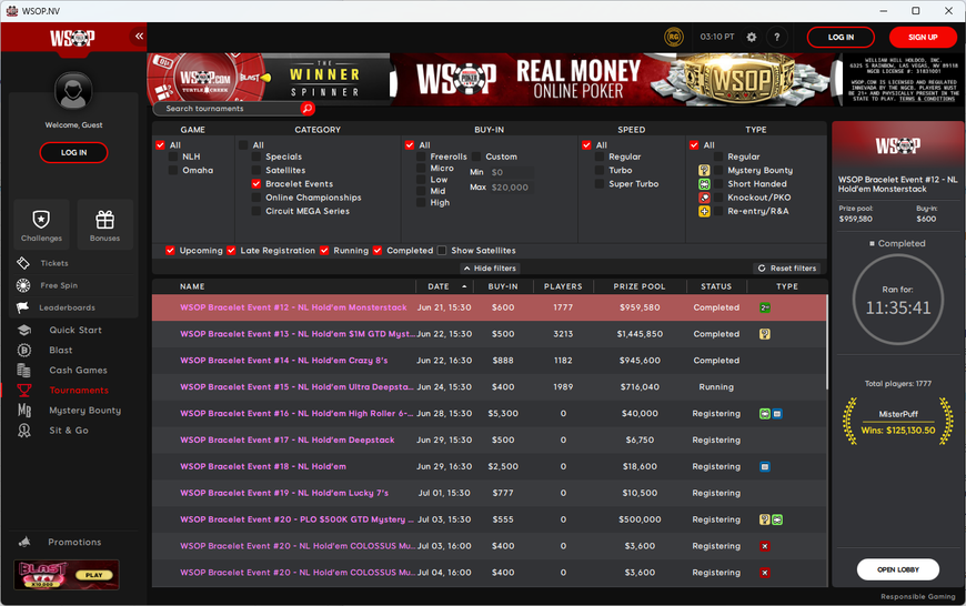 WSOP 2025: Online Bracelets Stumble, But Live Events Head for Another Record - WSOP Online bracelets turnout is down year-over-year despite adding Pennsylvania to the shared liquidity network, while live events continue to outperform. WSOP 2025: Online Bracelets Stumble, But Live Events Head for Another Record