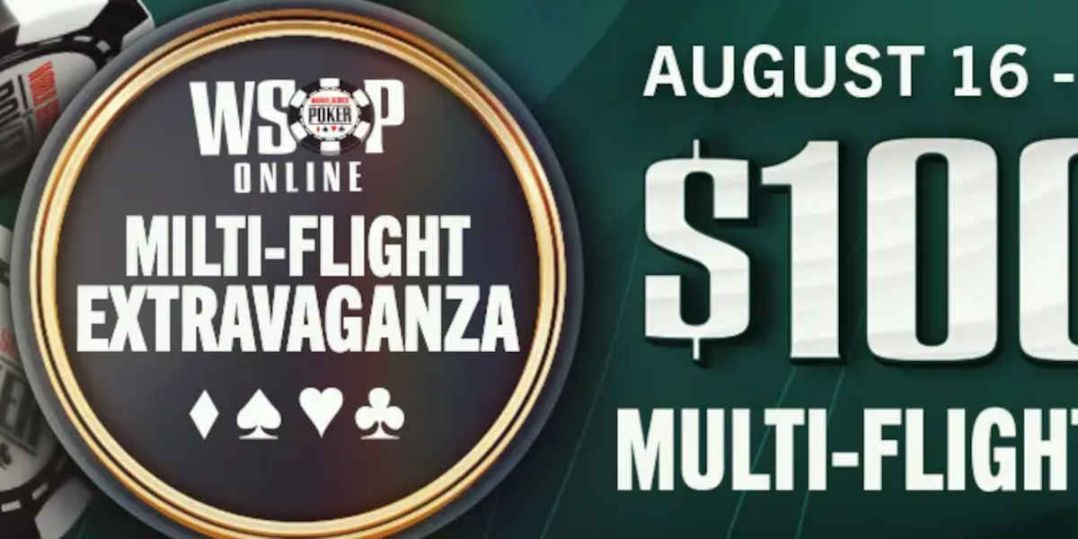 $100k WSOP Multi-Flight Extravaganza Offers 10 Day 1 Flights