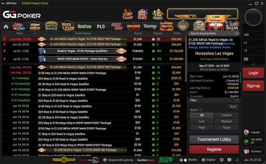 GGPoker Qualifies 850+ for WSOP 2025 Main Event, Final Satellites Running Now - GGPoker has already qualified over 850 players for the iconic $10k Main Event, and with satellites still running, there is still time to win a $12K package for as little... GGPoker Qualifies 850+ for WSOP 2025 Main Event, Final Satellites Running Now