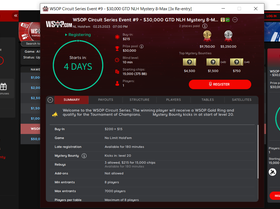 First-Ever Mystery Bounty Online Circuit Event to Debut on WSOP MI