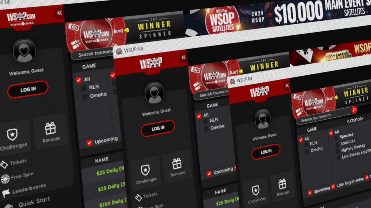 WSOP is Testing its Three-State US Online Poker Network, and We Have the Screenshots