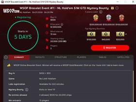 Over $2M up for Grabs in WSOP Online Bracelet Events This Weekend