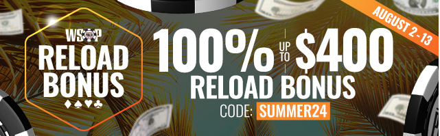 Summer Reload Bonus Available on WSOP PA for a Limited Time Only!