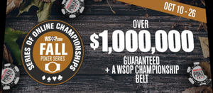 WSOP PA Fall Online Championship Online Poker Tournament Series