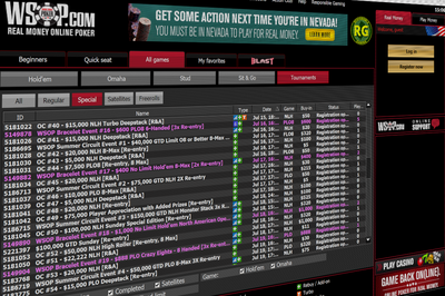 More Then $1 Million Guaranteed in WSOP's Summer Circuit Online Series