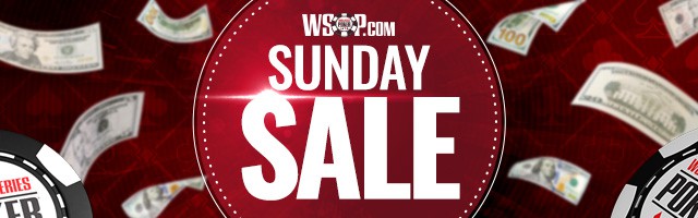 WSOP's Sunday Sale Returns for MI & PA Online Poker Players