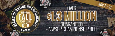 Join WSOP US Fall Online Championship & Win Your Championship Belt!